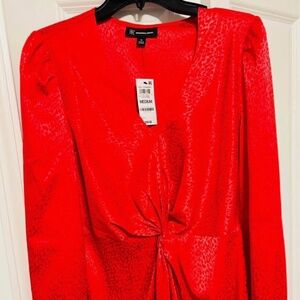 INC International Concepts Women Red Dress